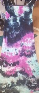 Torrid tie dye Maxi dress size 1 NWT